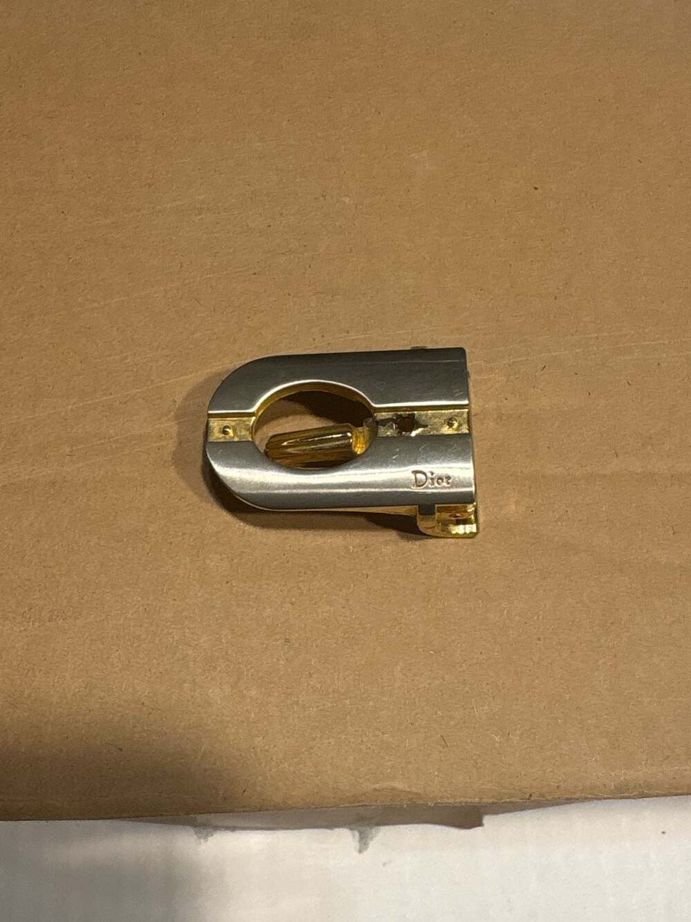 Dior Saddle Replacement "D" Buckle Hardware - Silver & Gold Tone